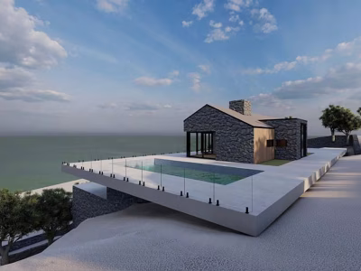 Terreno com Projeto Aprovado para Moradia T4 com Piscina e Vista Mar - foto 5